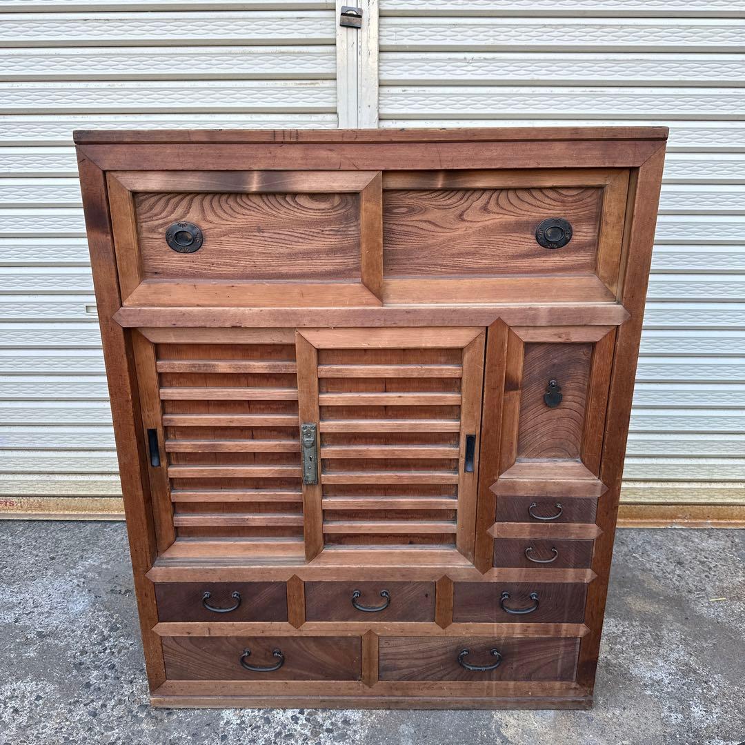 ヴィンテージ　和ダンス　収納に！食器棚に！