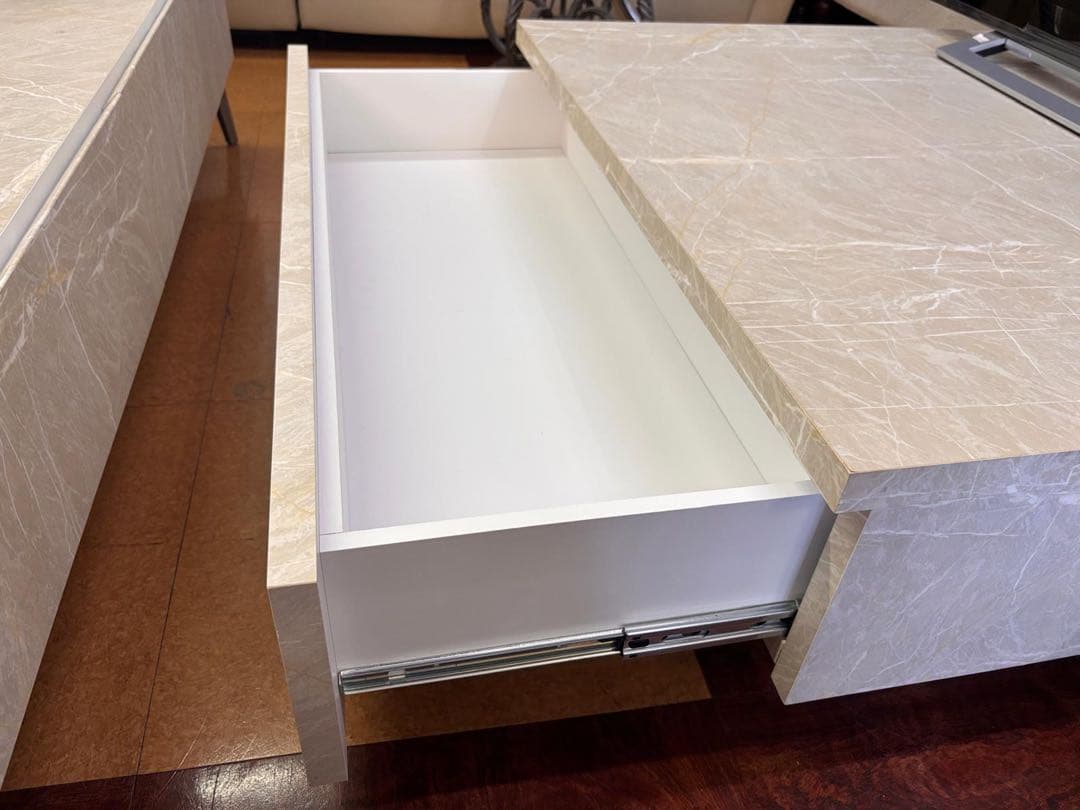 LOWYAオリジナルデザイン 大理石柄モダンセンターテーブル