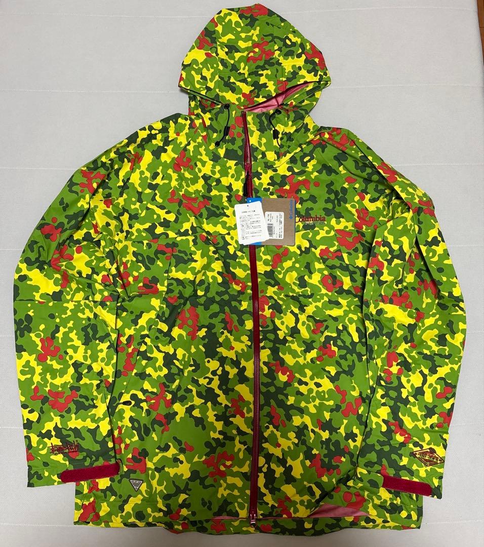 【激レアXL・収納袋付】常吉×コロンビア PFG 限定コラボジャケット ※訳あり