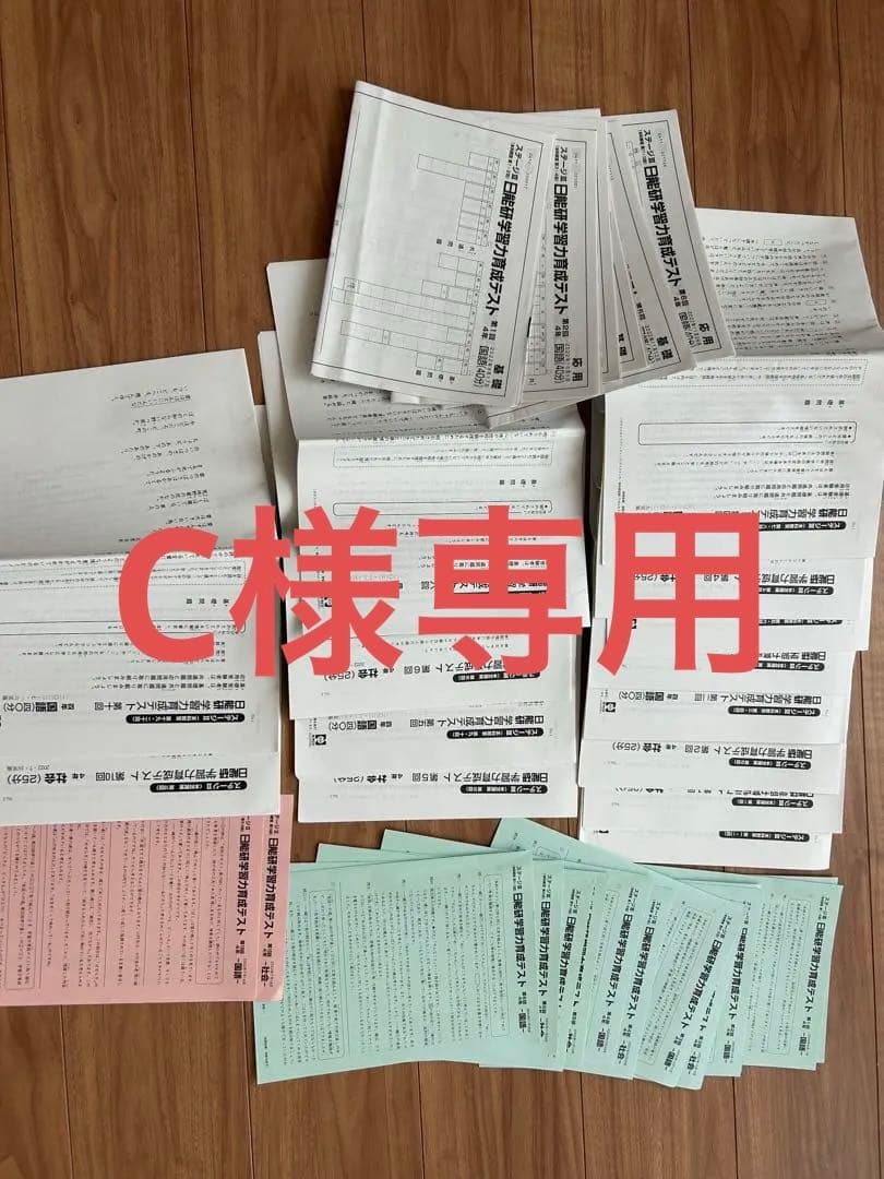 c　日能研学習力育成四年　4教科　6回分