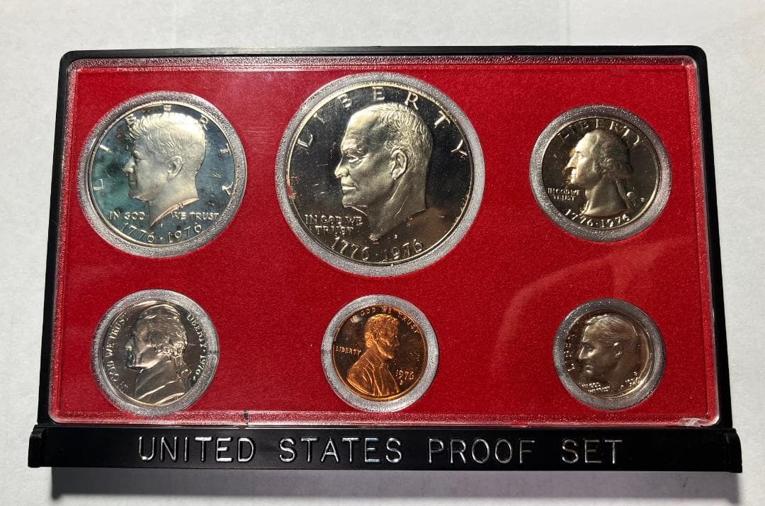 1976　アメリカ合衆国　銀貨プルーフセット　独立200周年記念