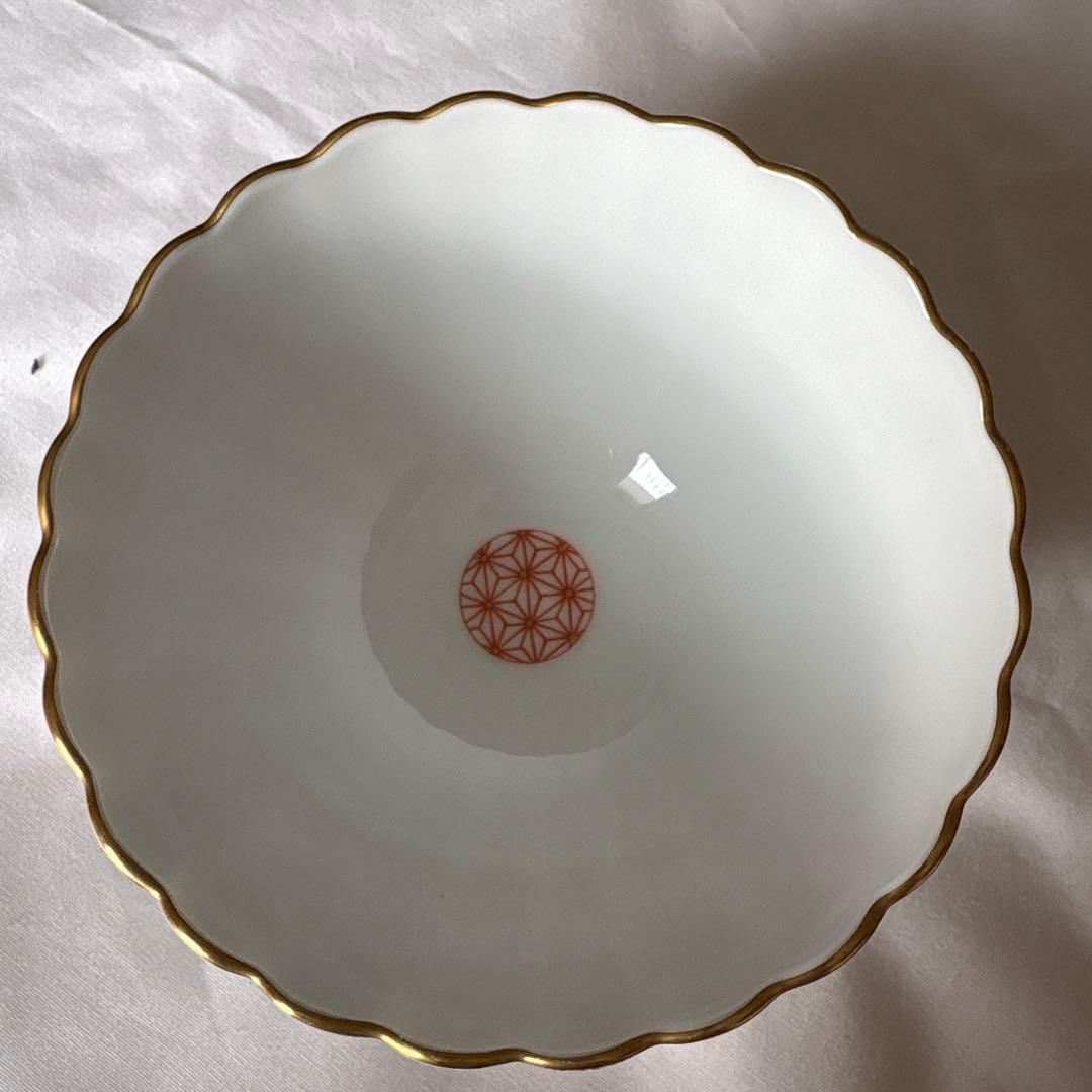 香蘭社　三色地紋　小鉢5個セット