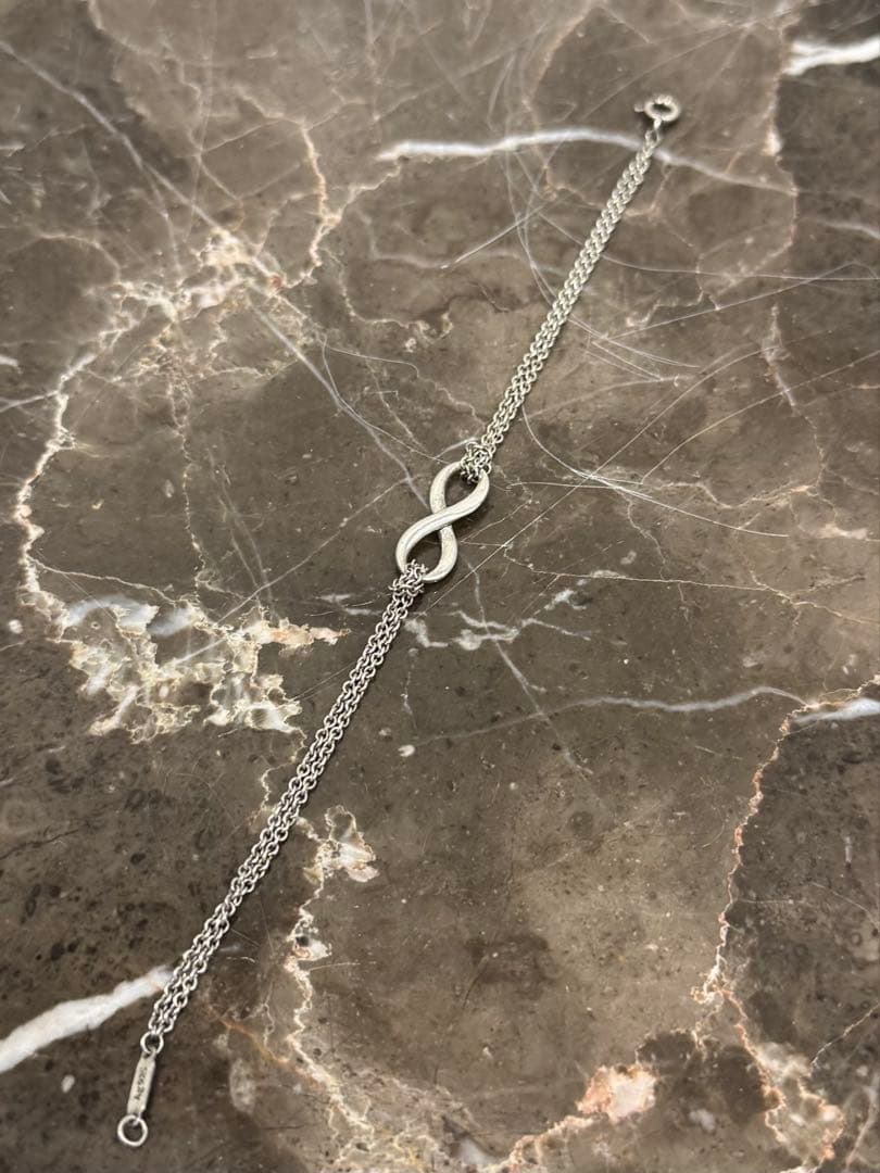 ★ Tiffany & Co.インフィニティ ダブルチェーン ブレスレット★