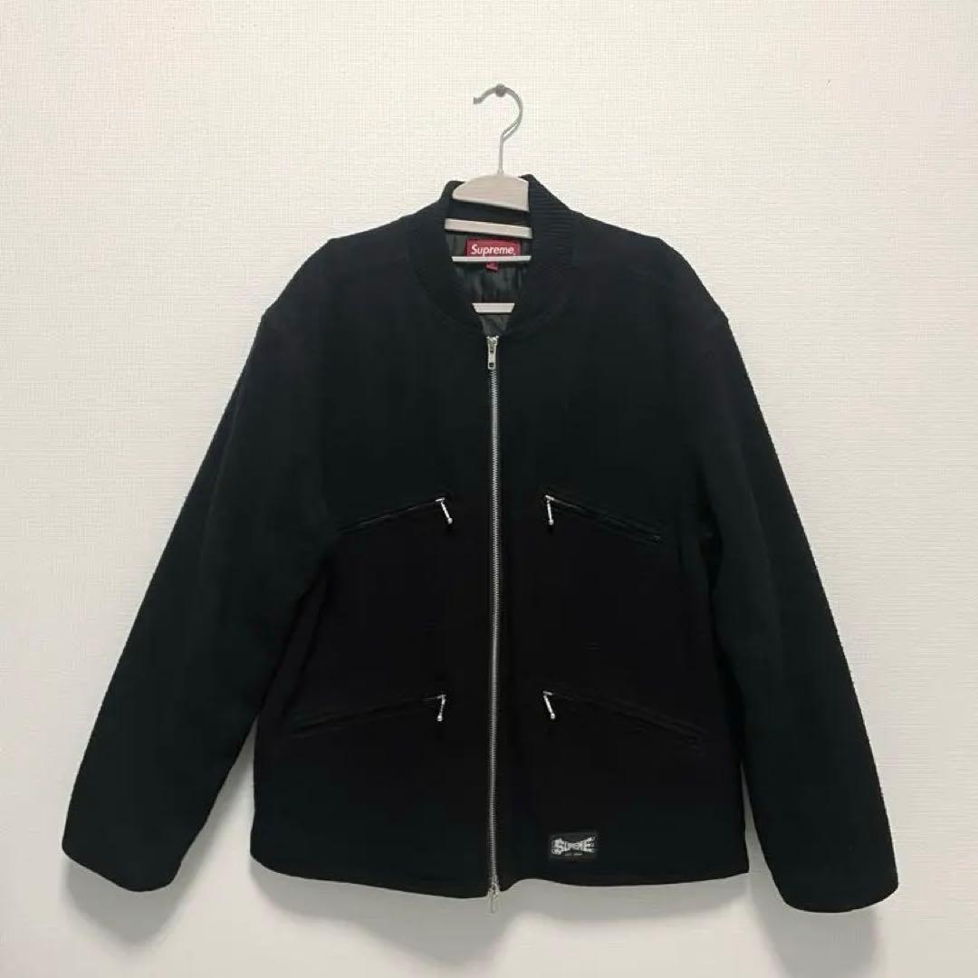 Supreme zip car jacket M 黒　シュプリーム 19ss
