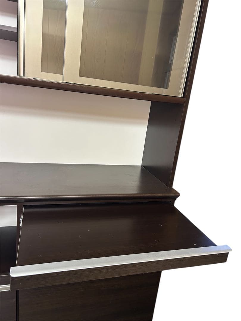 美品！ 松田家具 レンジボード 品名: 1200 ライズレンジ ダーク 送料無料