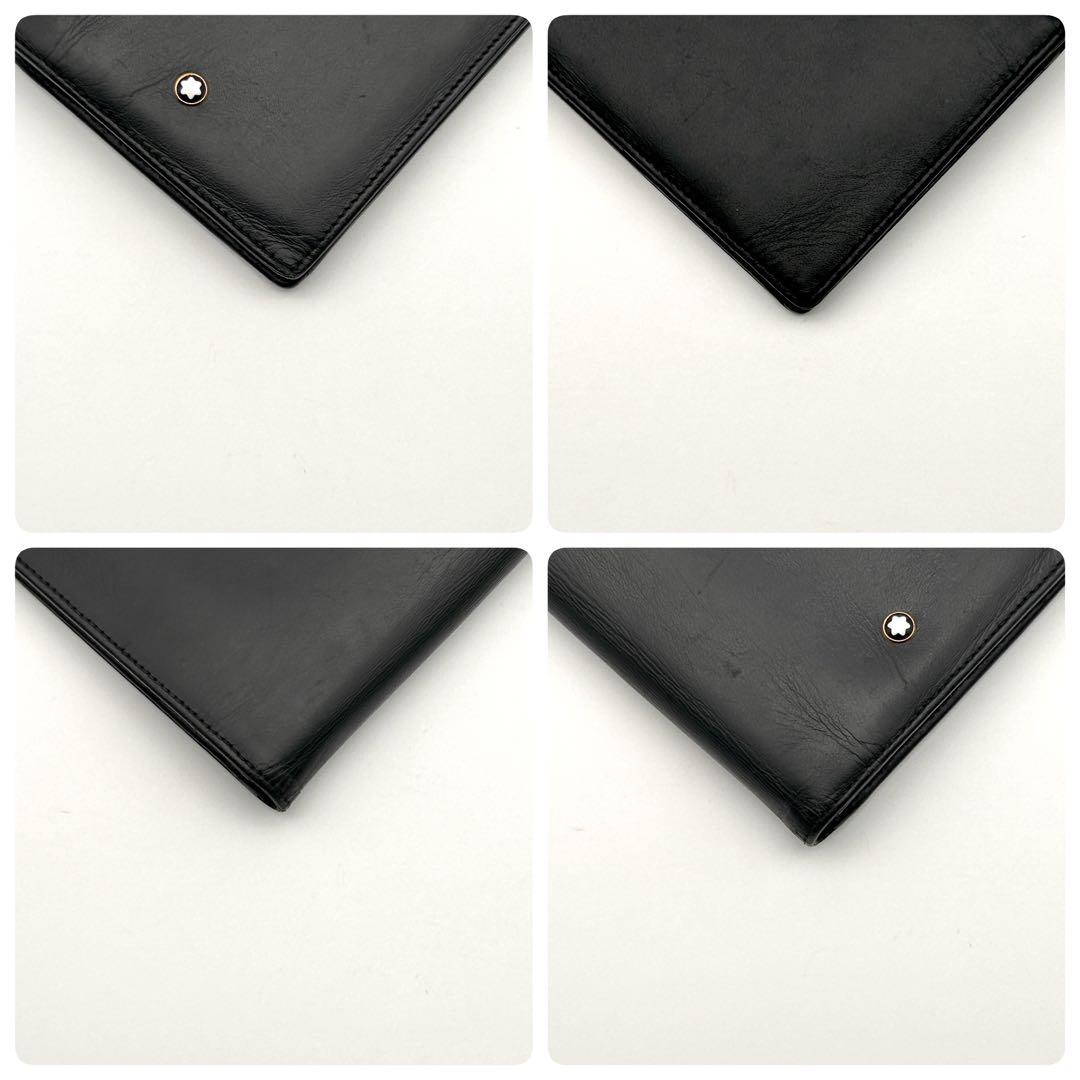 極美品✨ MONTBLANC モンブラン 長財布 レザー ブラック