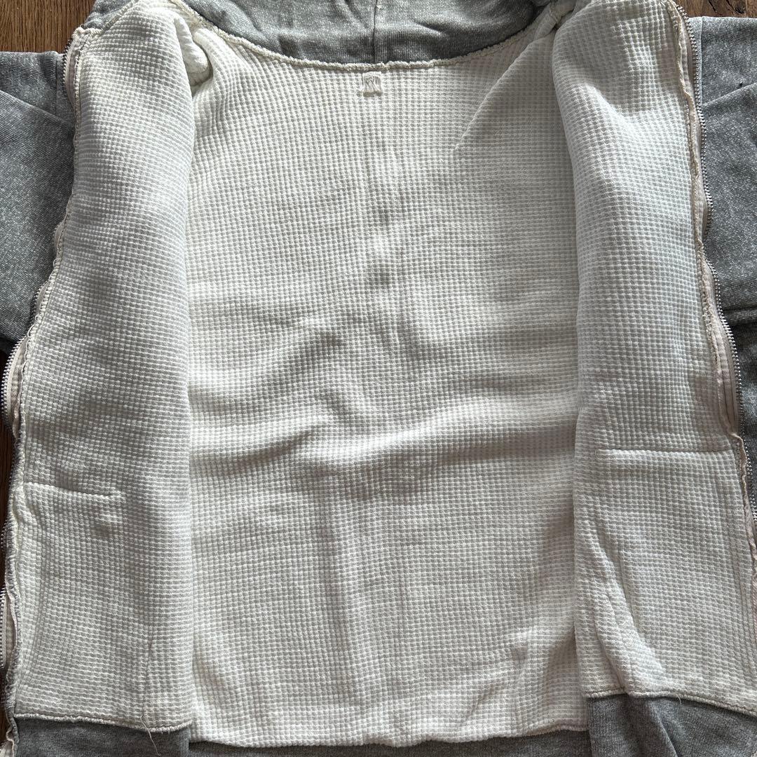 60年代〜 ヴィンテージ フード付きフルジップパーカー裏サーマル XXL タロン