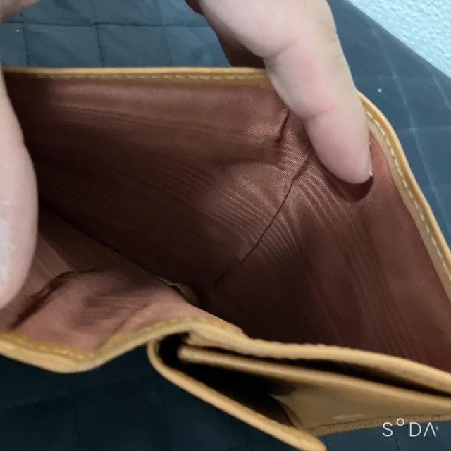 【未使用級】Whitehouse Cox 三つ折り財布 ブラウン（プー140④）