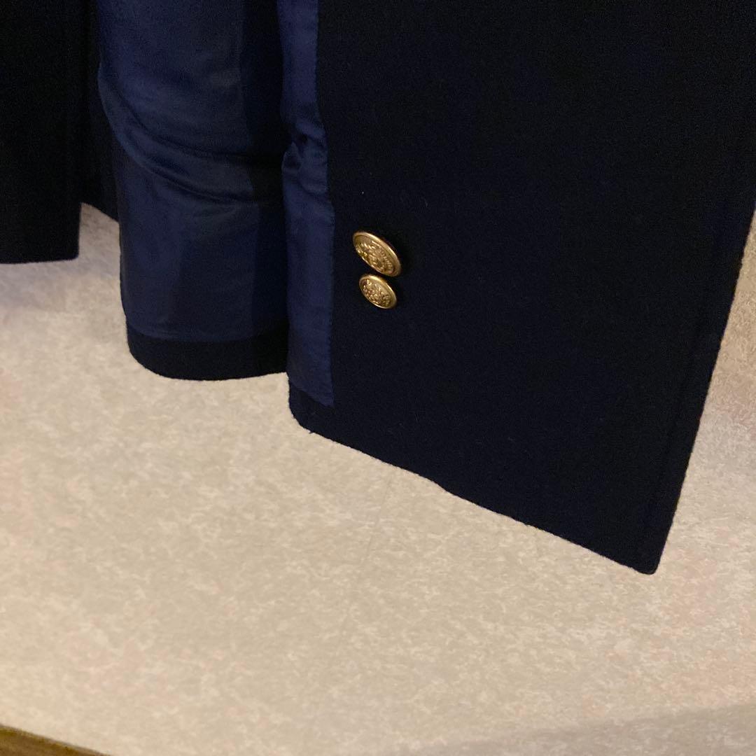 Familiar ファミリア　ネイビー ダブル　ウールコート