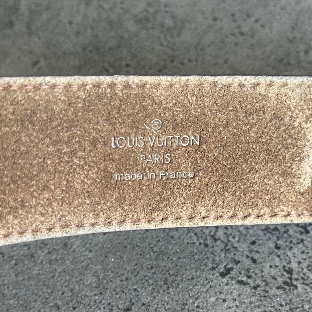 Louis Vuitton モノグラム レザー ブレスレット バングル LV