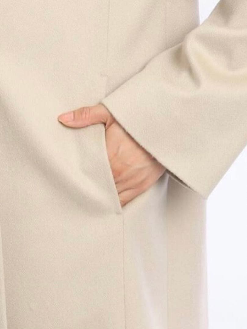 23AW 美品　リフレクト　ロングコート　カシミヤ混　チェスターコート　11