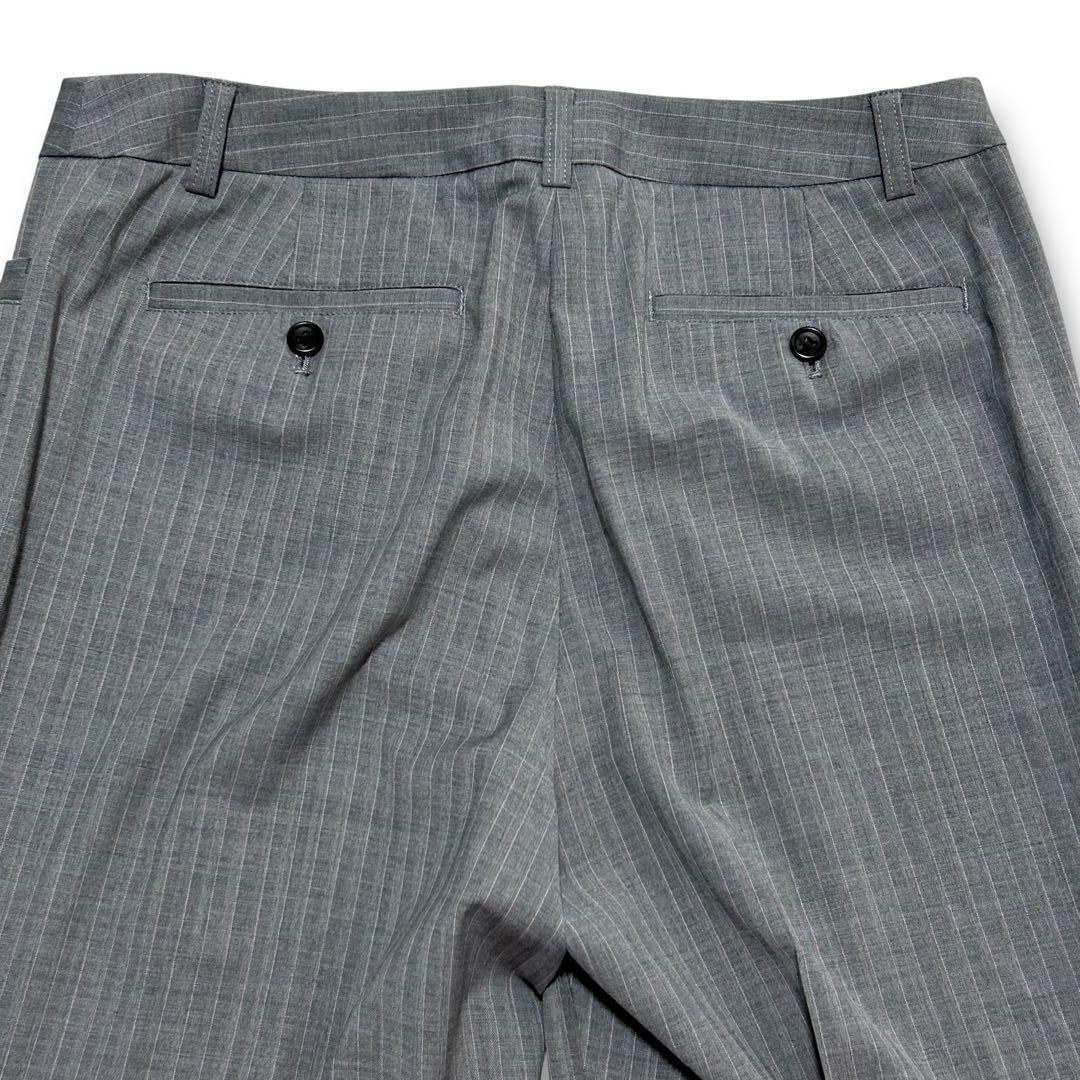 美品✨ 23区 グレー 2XL パンツスーツ 背抜き レディース 大きいサイズ