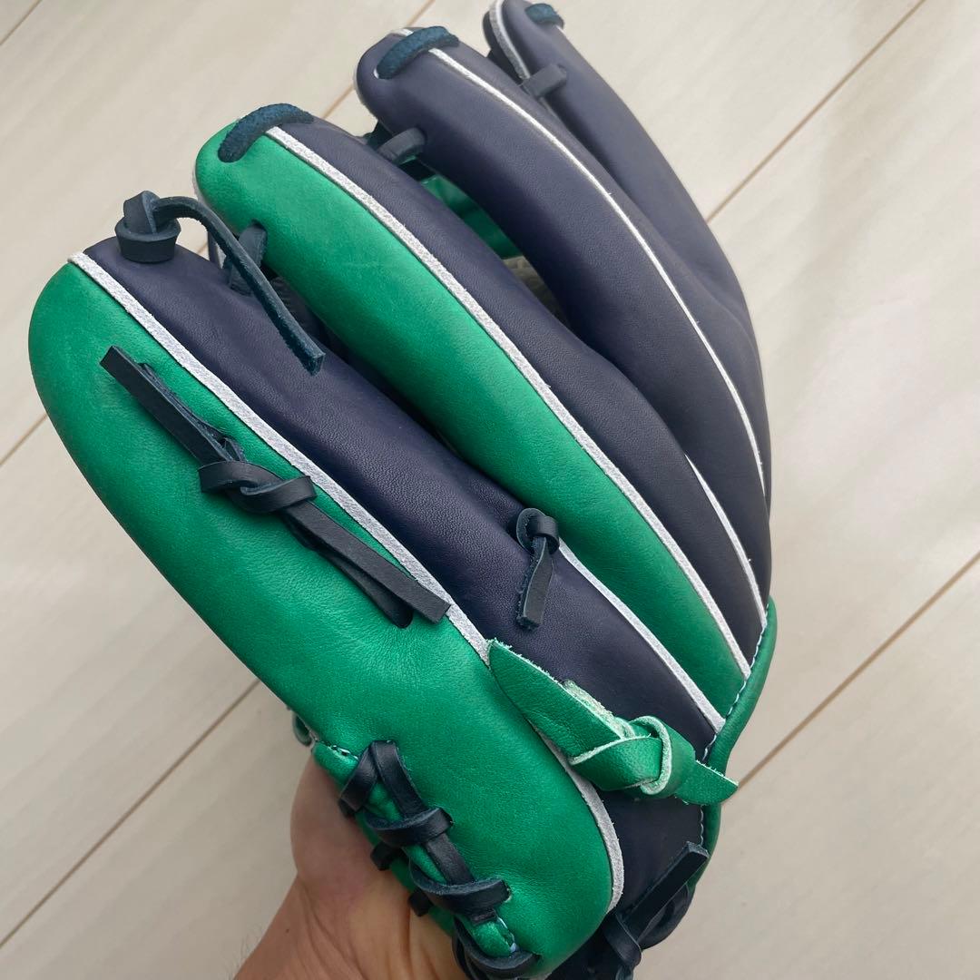 ミズノグローバルエリート　限定ラベル　ダイバーシティーブルー　坂本モデルオーダー