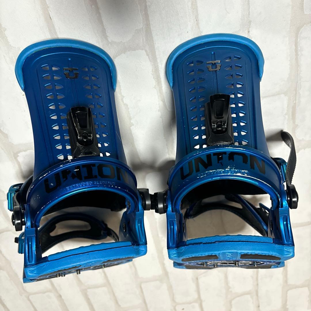 FORCE スノーボードビンディング 青　M >L