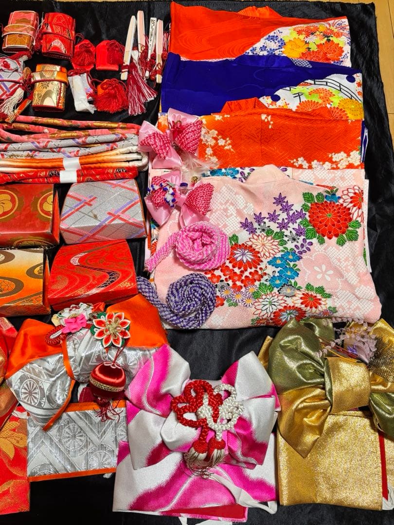 七五三女の子5歳　着物小物まとめ売り