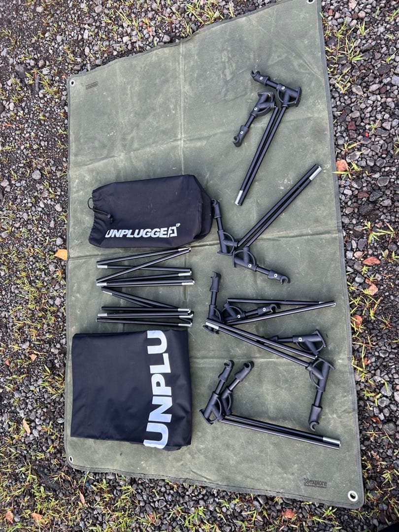 ［廃盤］アンプラグドキャンプ　コット2脚セット