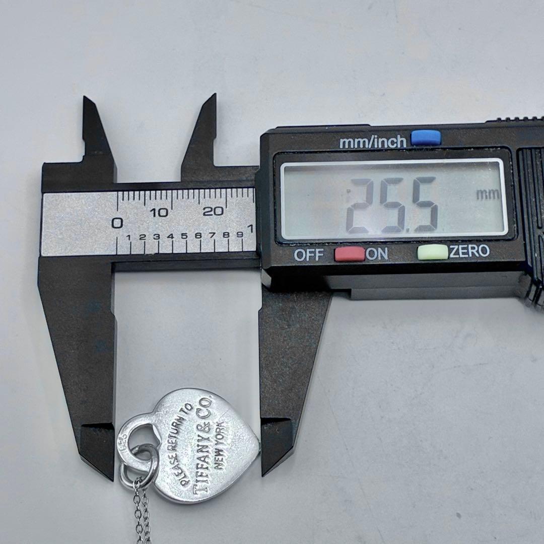 【美品】ティファニー　リターントゥ　ハートタグ　ブレスレット　腕周り18cm