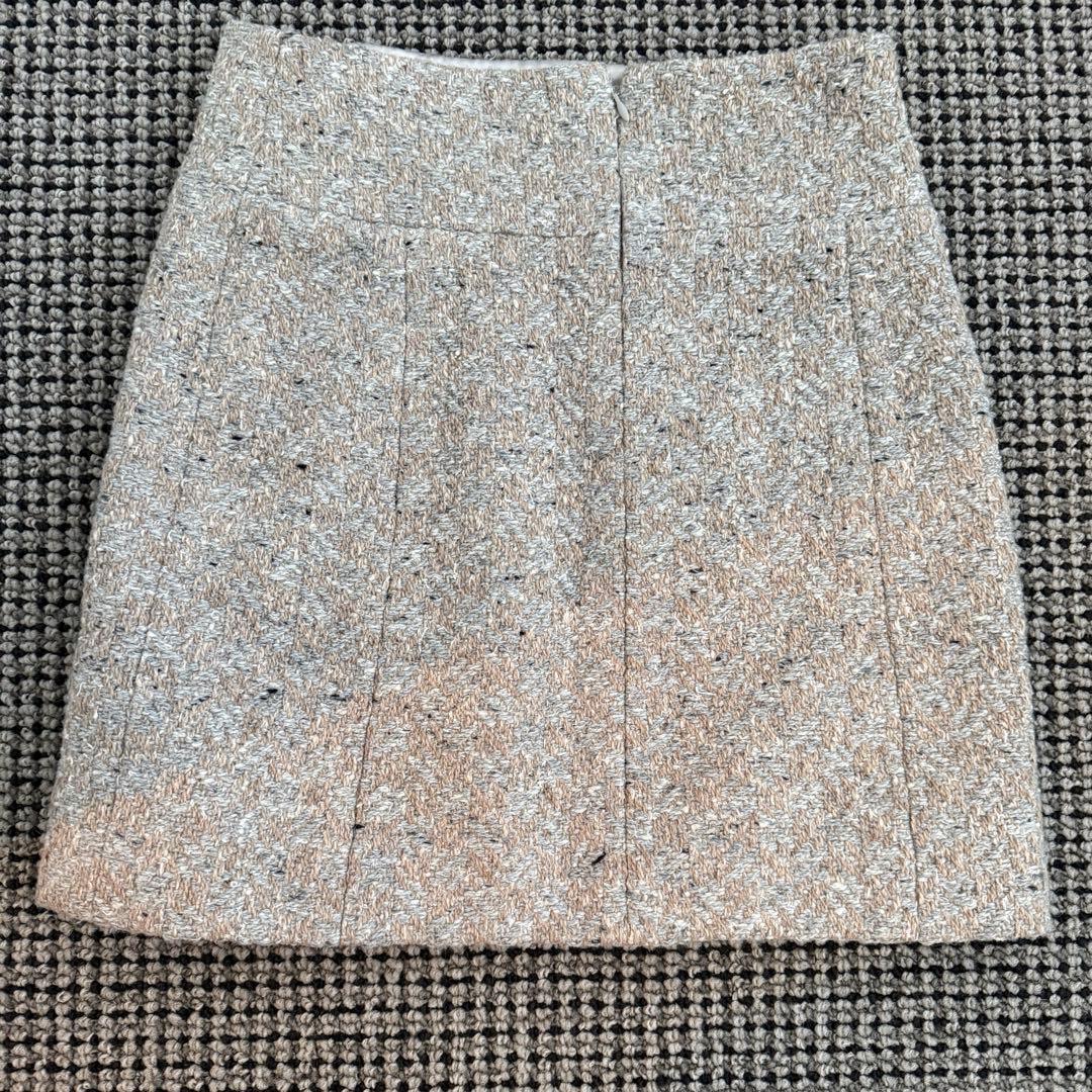 CHANEL スカート　34 ツィード