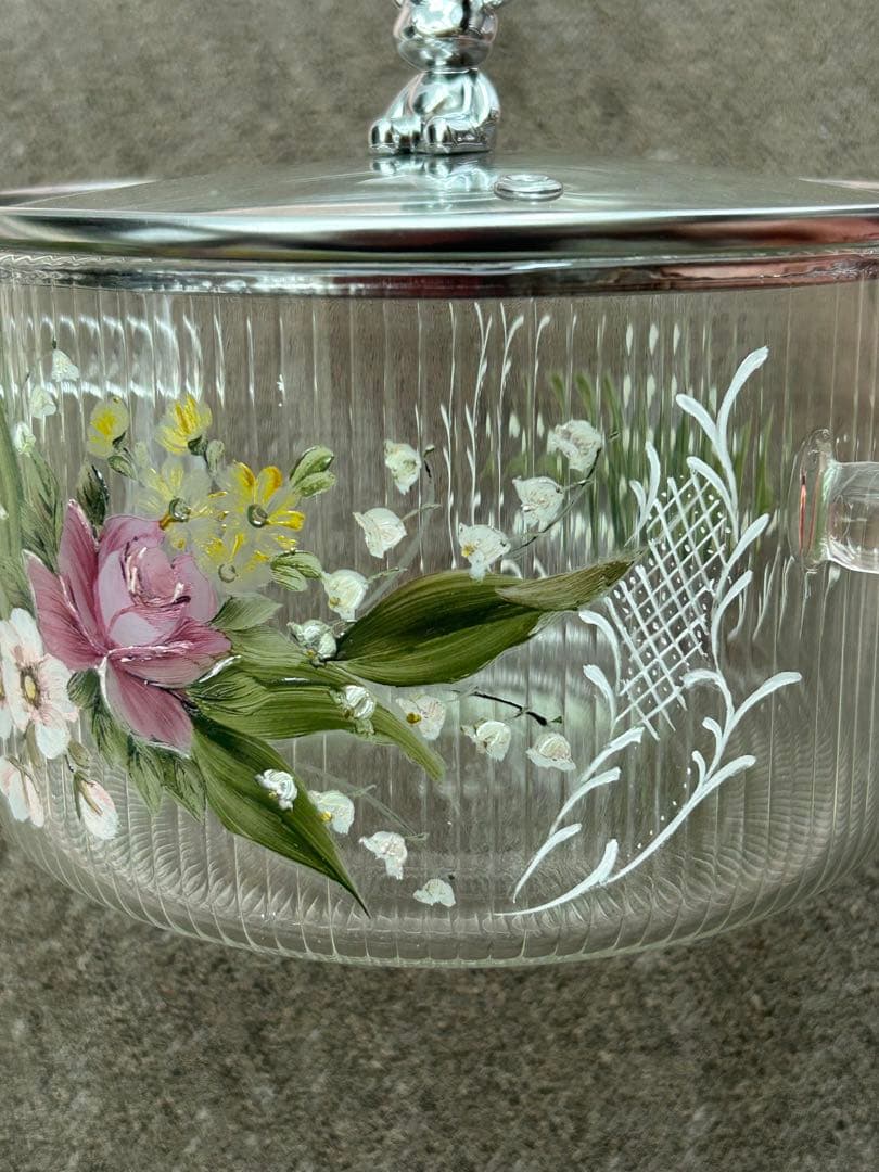 ❗️手書き　ガラスのお鍋