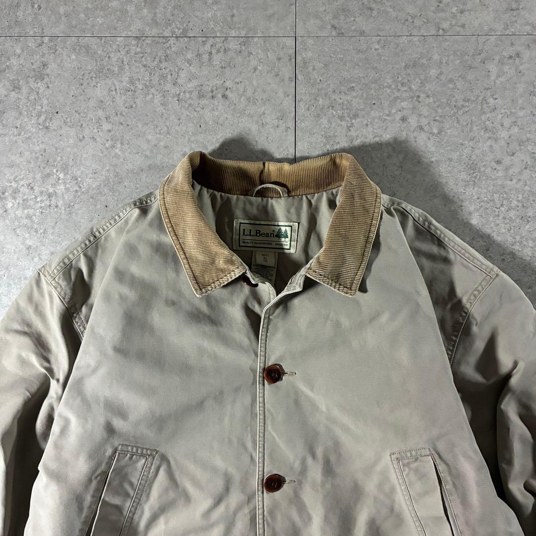 L.L.Bean中綿ダウンハンティングジャケット襟コーズクロップド丈超短丈Y2K