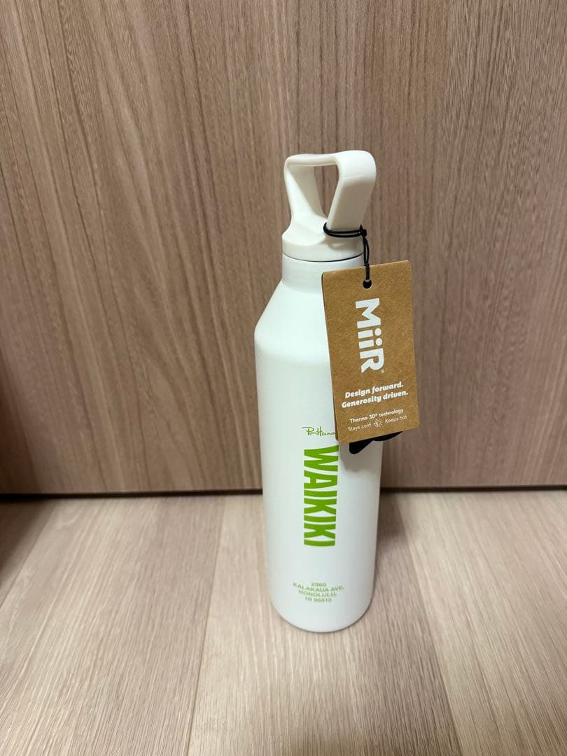 【ハワイ限定】Ron Herman × Miir タンブラー ホワイト黄緑