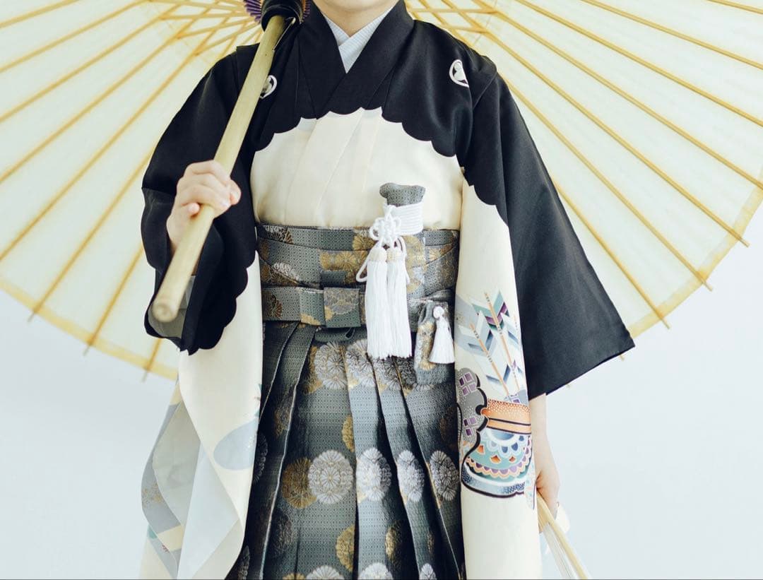 【七五三・お宮参りに】男の子着物・袴セット
