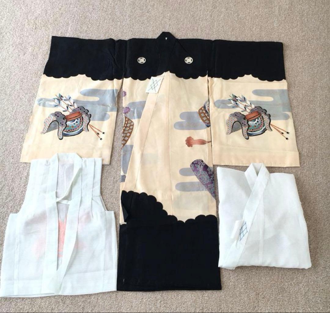 【七五三・お宮参りに】男の子着物・袴セット