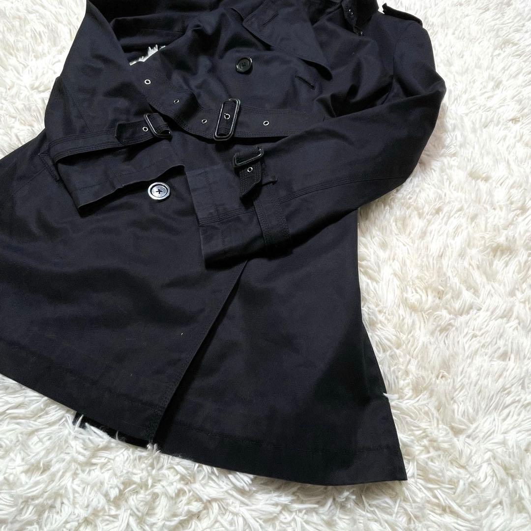 バーバリーブラックレーベル トレンチコート ノバチェック ベルト M