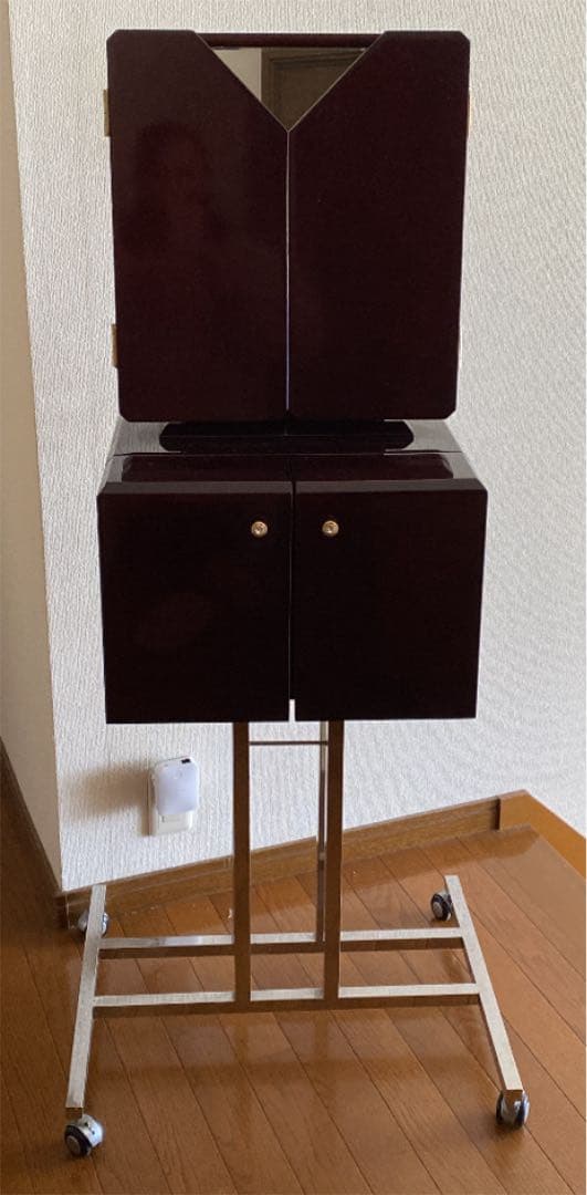 着払い❗️超特価❗️☆半三面ドレッサー☆  キャスター付き　レア　メープル