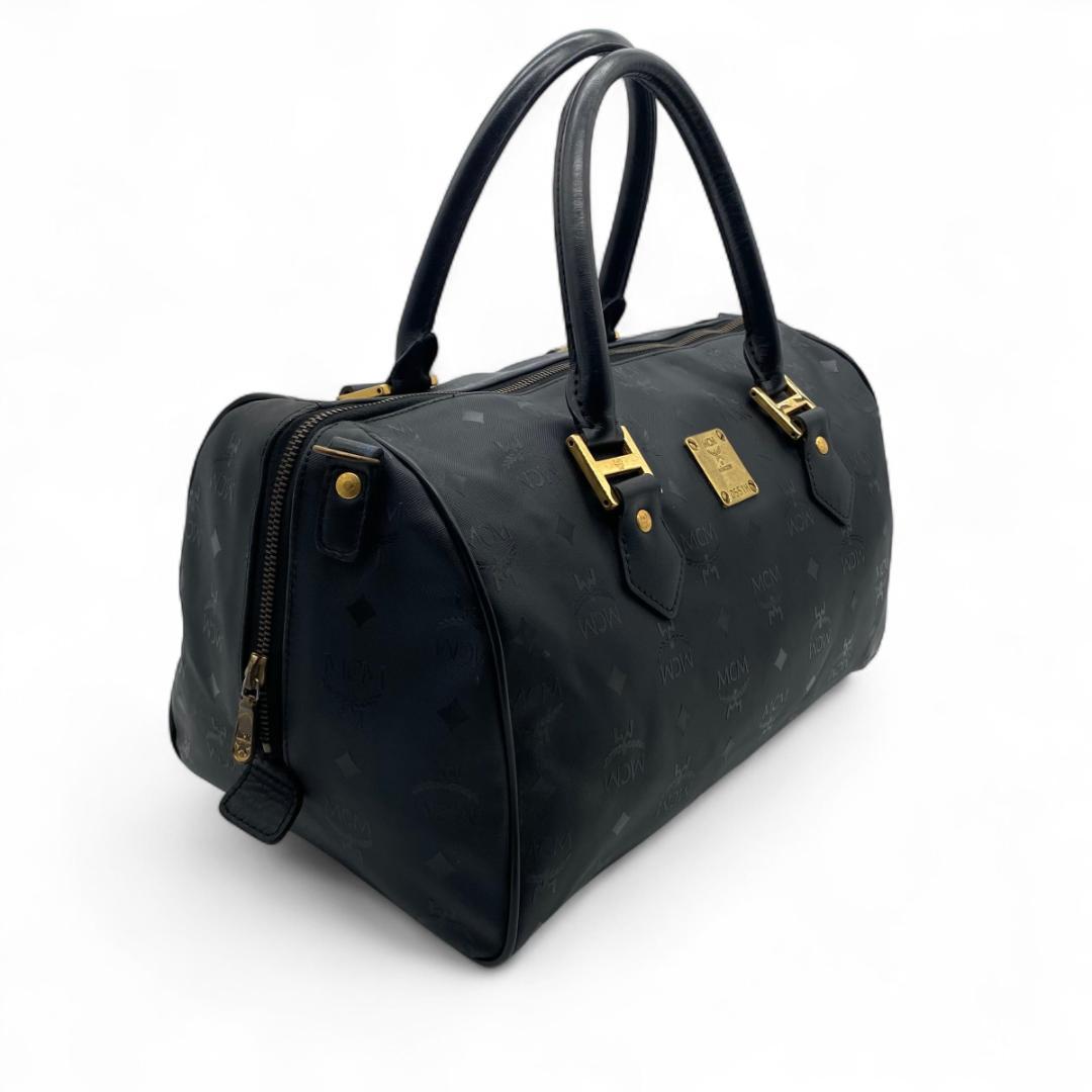 MCM Boston Bag Visetos Black ボストンバッグ 黒
