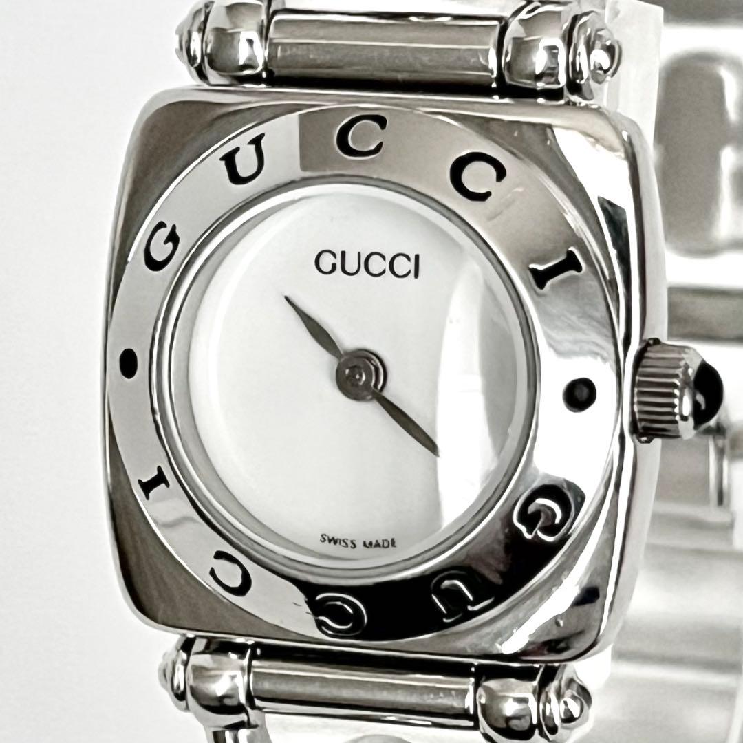 グッチ GUCCI 6400L レディース腕時計 磨き済み 電池新品 s2243