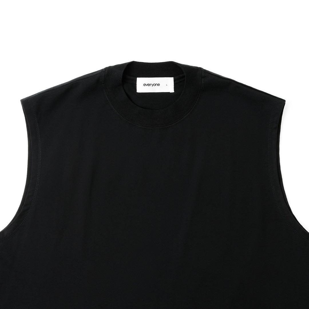 トップス everyone high-gauge no sleeve tee shirt