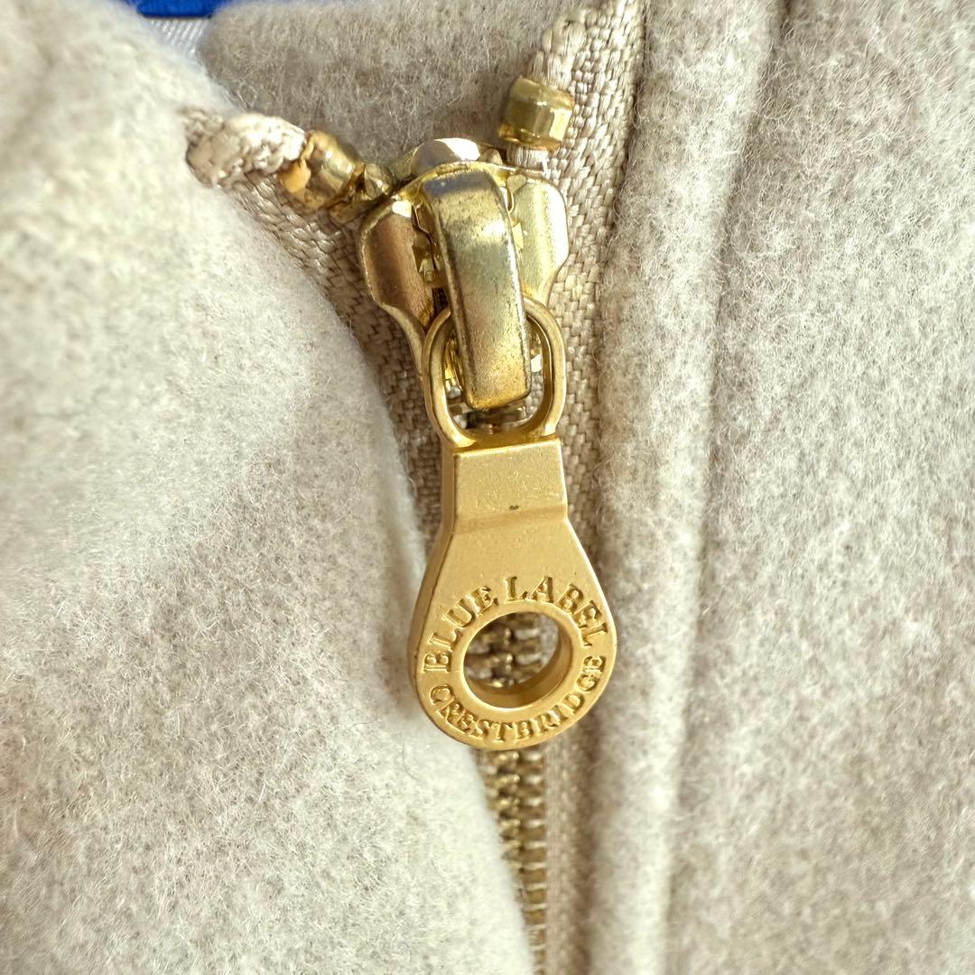 【極美品】バーバリーブルーレーベルクレストブリッジ　フーデットコート　本田翼着用