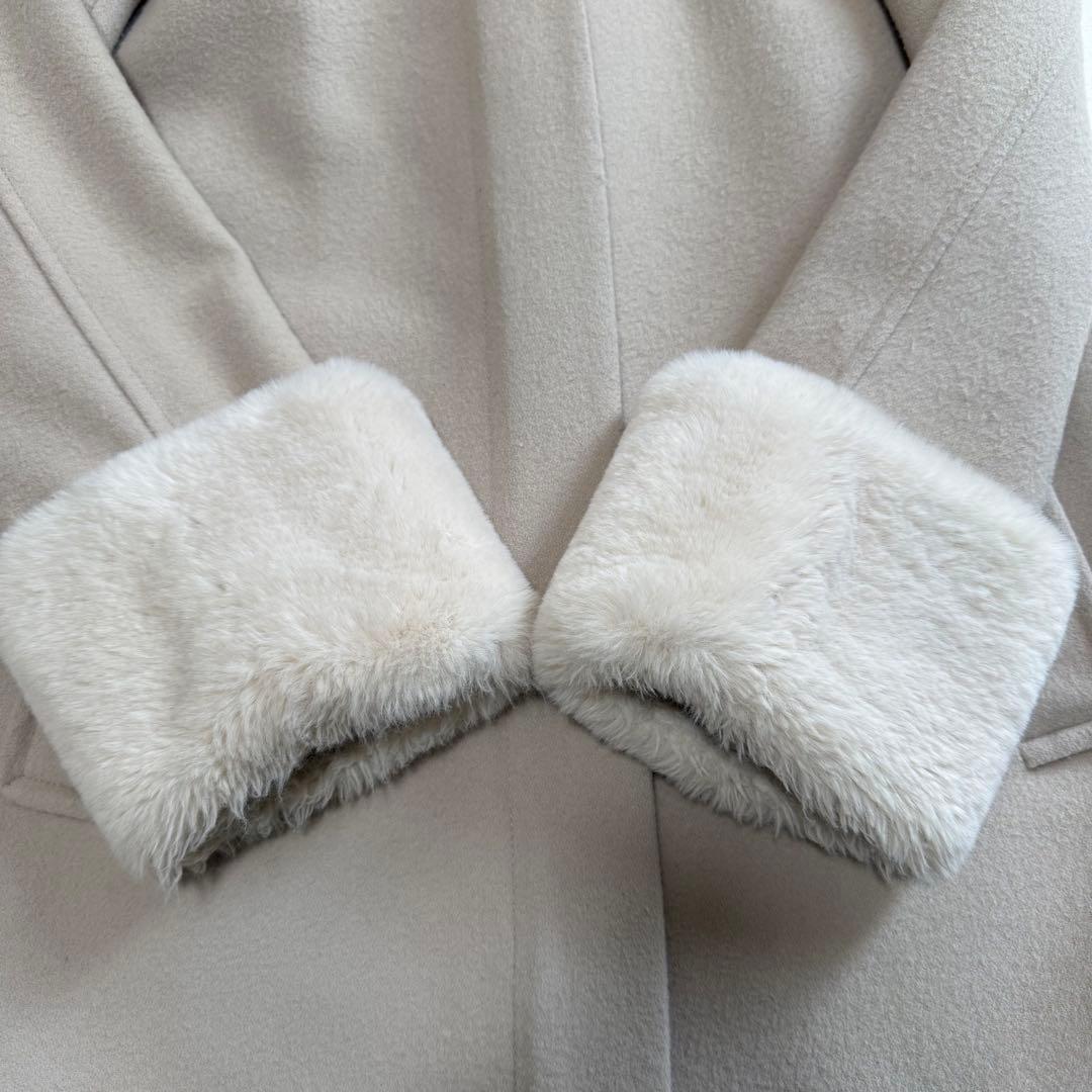 【極美品】バーバリーブルーレーベルクレストブリッジ　フーデットコート　本田翼着用