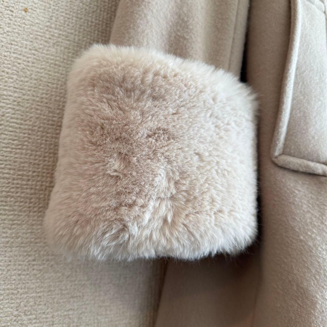 【極美品】バーバリーブルーレーベルクレストブリッジ　フーデットコート　本田翼着用