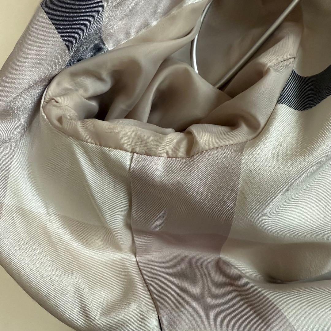 【極美品】バーバリーブルーレーベルクレストブリッジ　フーデットコート　本田翼着用