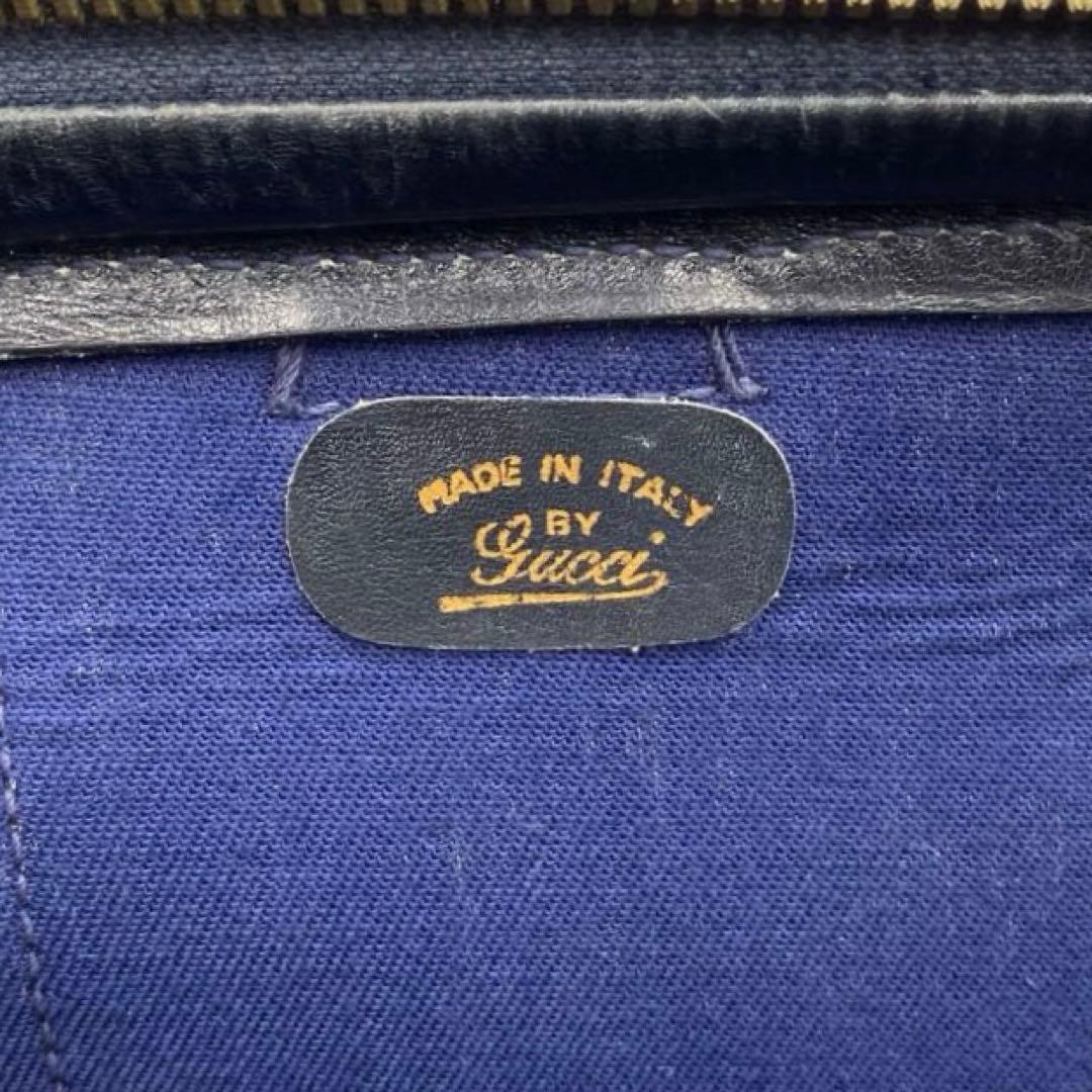 【良品】グッチ シェリーライン ボストン バッグ 00s メンズ ビンテージ