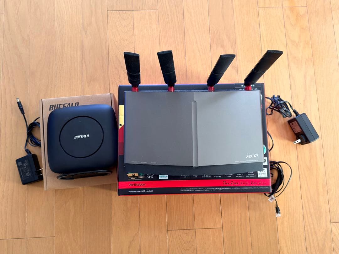 ルーター・ネットワーク機器 BUFFALO WXR-6000AX12S WSR-3200AX4S