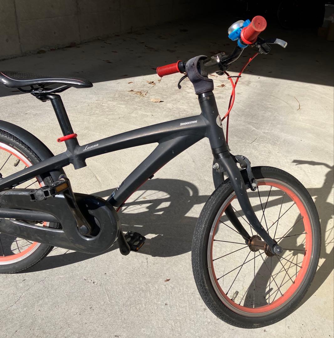 【奈良県生駒市】　子供用自転車　ブリヂストン　レベナ　黒　18インチ