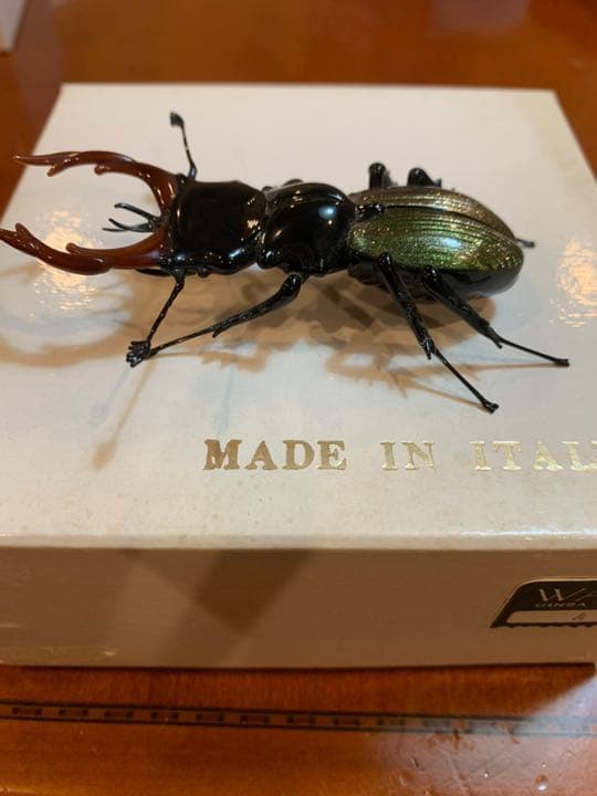 ベネチアンガラス　巨匠ヴィットリオ・コスタンティーニ　クワガタ