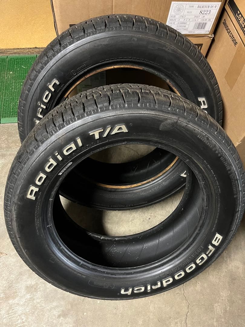 bfグッドリッチ radial T/A 195/60r15 2本