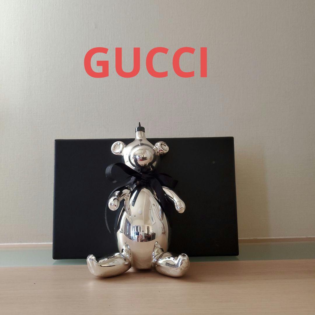 レア　グッチ　ＧＵＣＣＩ　インテリア　クマ　テディベア　クリスマス　オーナメント