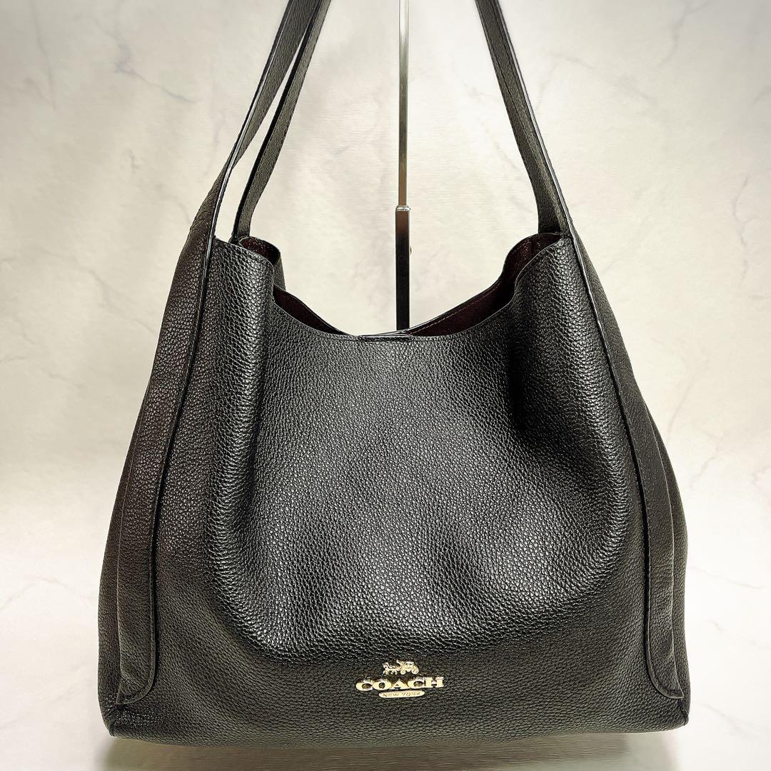 【極美品】COACH コーチ ハドリー ホーボー トートバッグ 肩掛け レザー