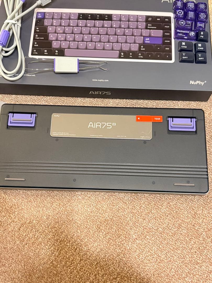 NuPhy Air75 HE Jade Pro 5年延長保証付