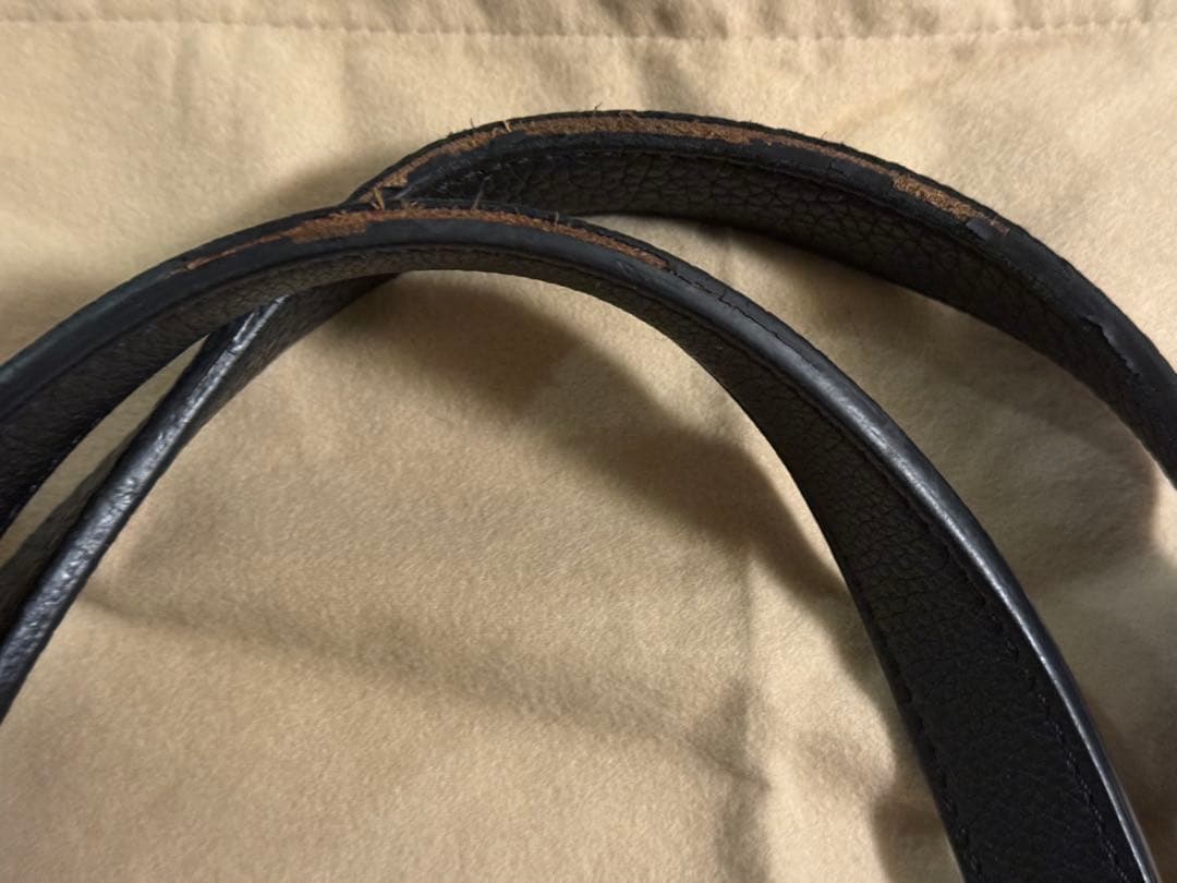 GANZO フレンチカーフ トートバッグ（L） ブラック