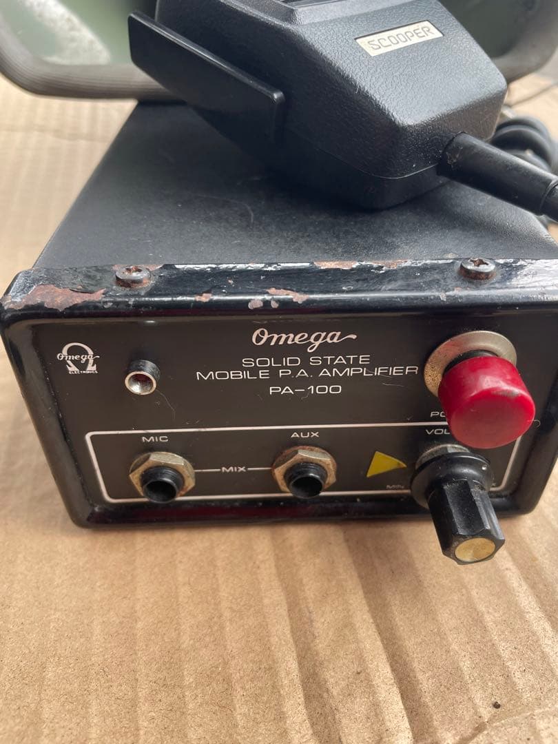 2000円値下げ　omega 拡声器　デコトラ