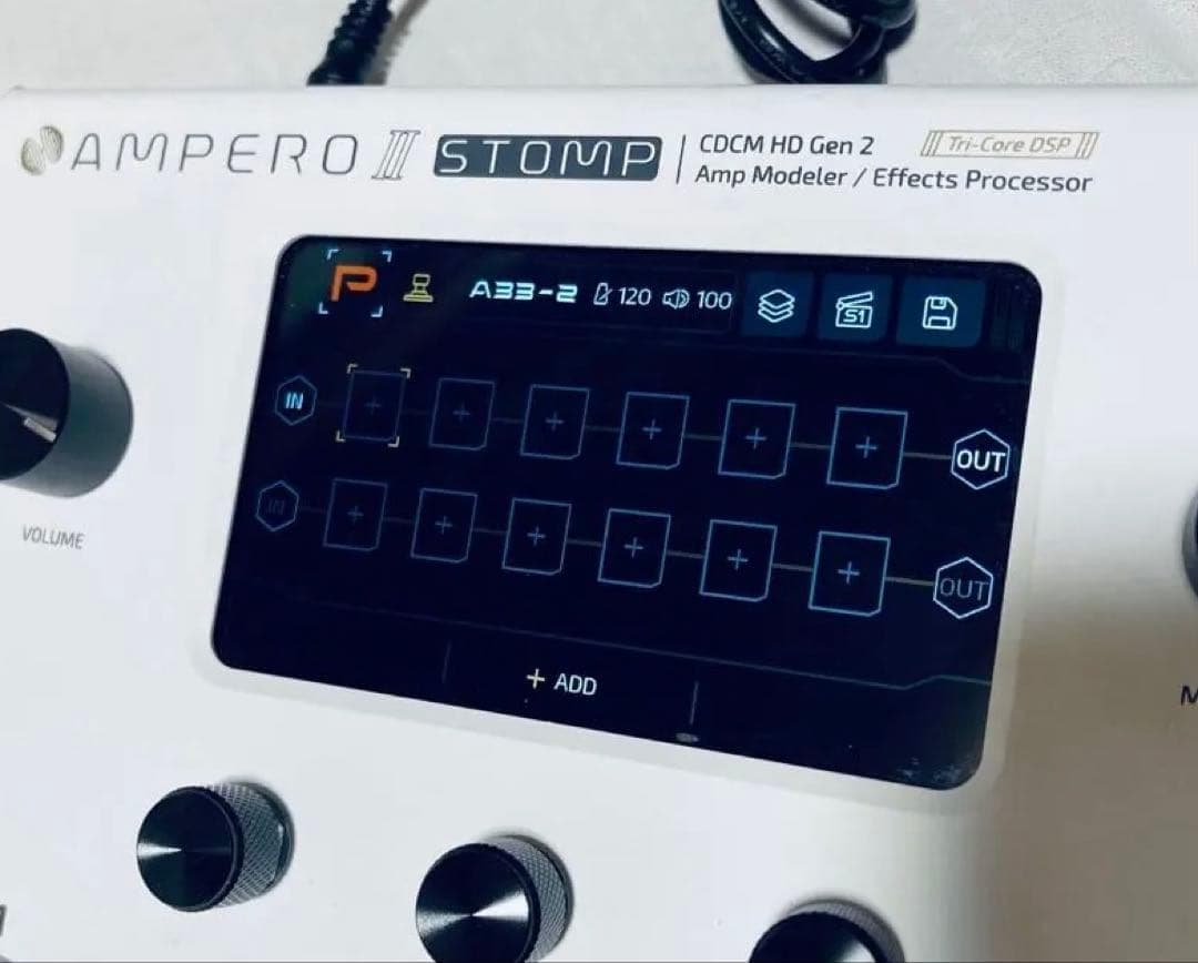 【Riru】Hotone Ampero II Stomp ホワイト