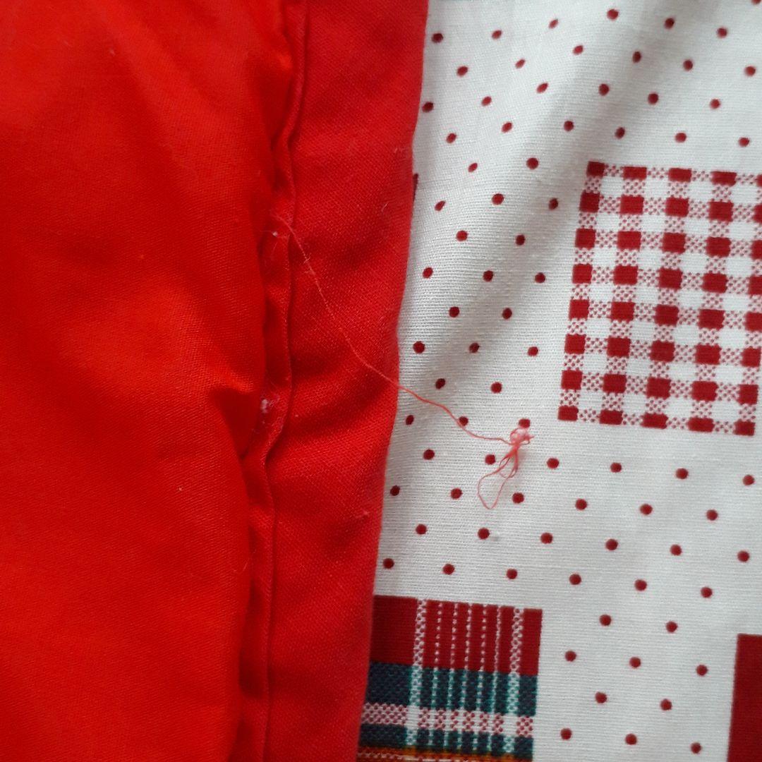 USA ヴィンテージ　マザーグース　ベビーブランケット　ハンドメイド