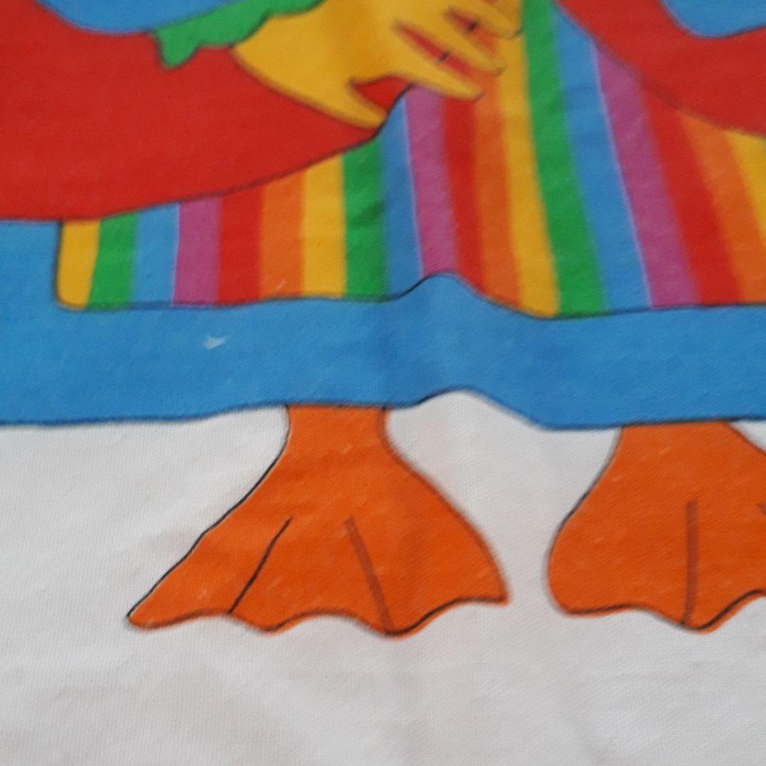 USA ヴィンテージ　マザーグース　ベビーブランケット　ハンドメイド