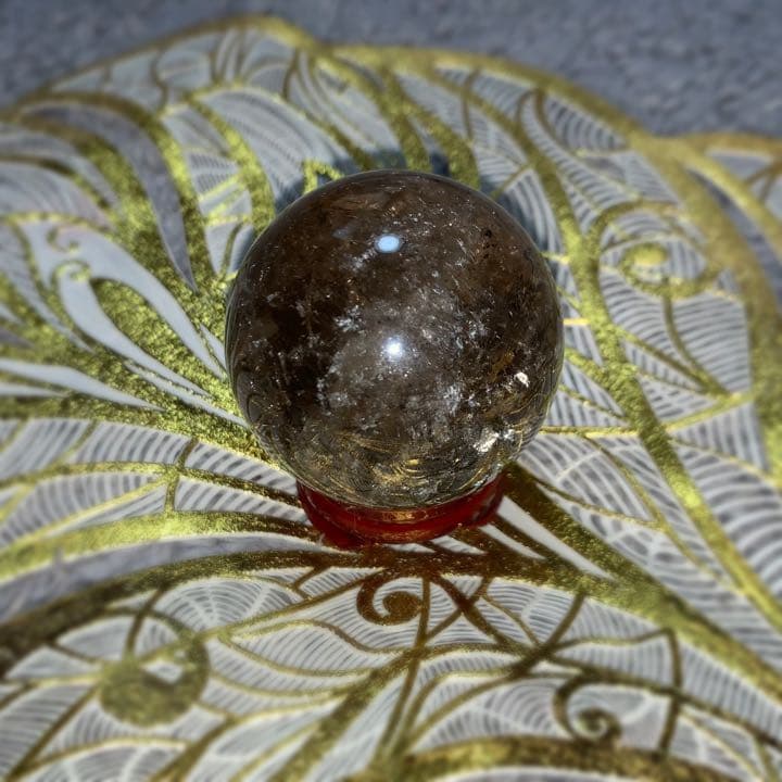 スモーキークォーツ　スフィア（丸玉）